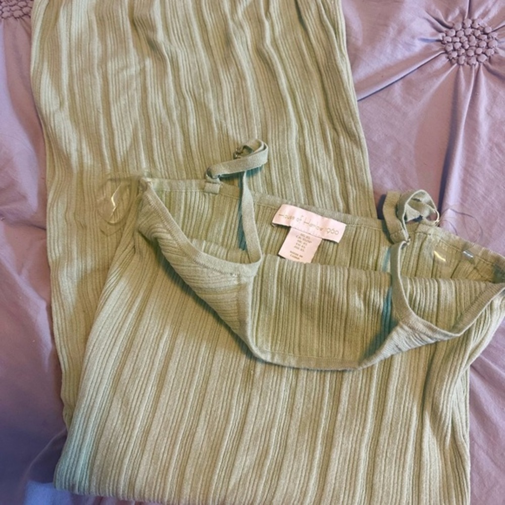 House of Harlow 1960 Sage Green dress